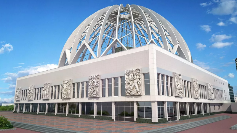 Здание Екатеринбургского цирка с ажурным куполом реконструируют к концу 2024 года
